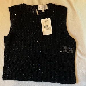 Emanuel Ungaro Sequin Halter size Large